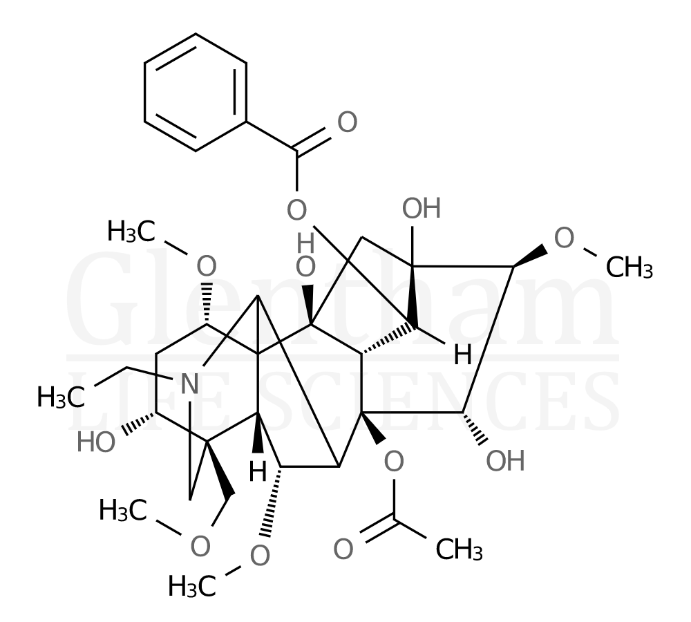 10 Hydroxy Aconitine CAS 41849 35 8 Glentham Life Sciences