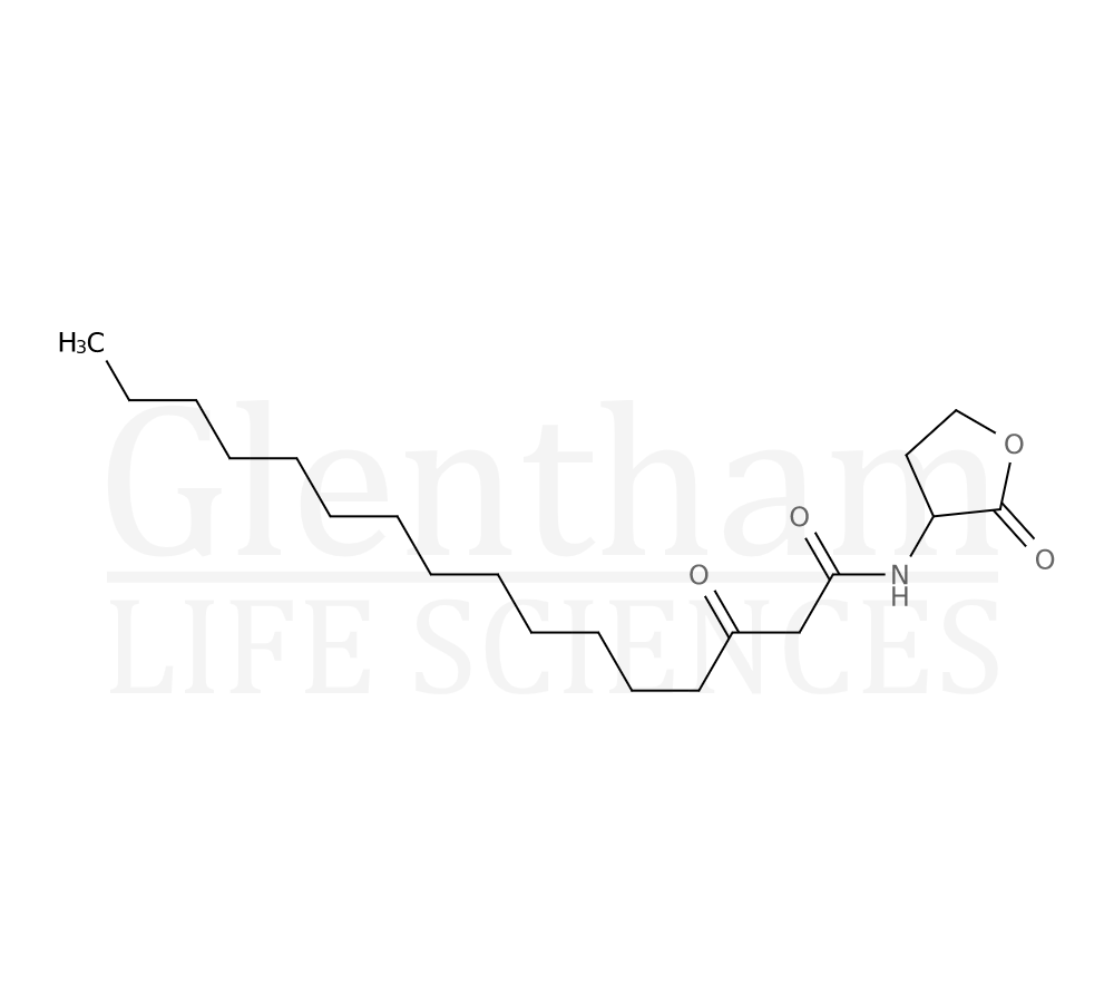Structure for N-(3-Oxohexadecanoyl)-DL-homoserine lactone