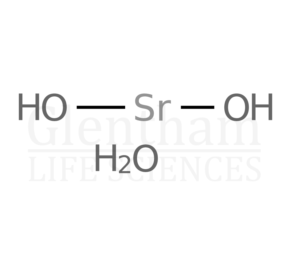 Strcuture for Strontium hydroxide, octahydrate, 99+%
