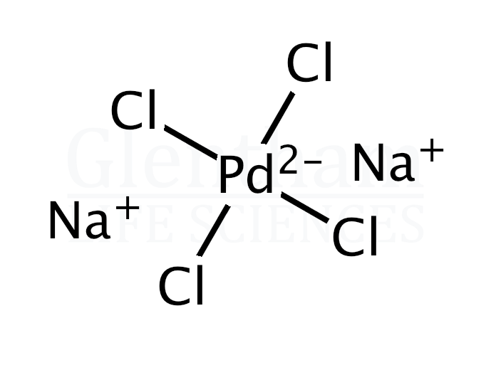 Structure for Sodium tetrachloropalladate(II) hydrate, 99%