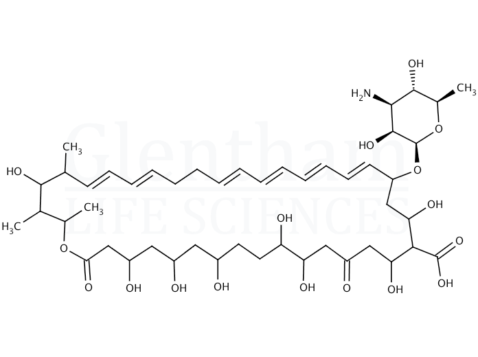 Nystatin hydrate, 4400 U/mg, USP grade Structure
