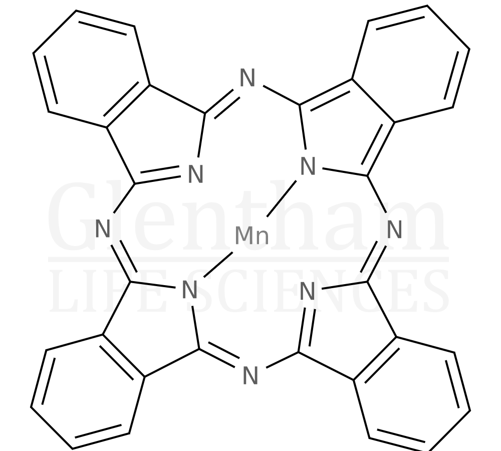 Structure for Manganese(II) phthalocyanine