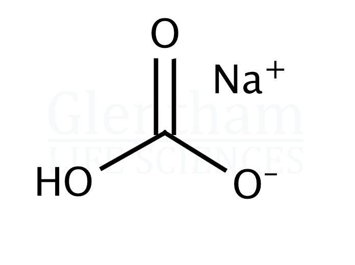 Sodium hydrogen carbonate, Ph. Eur., USP grade Structure