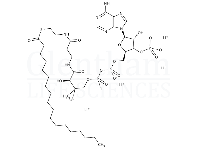 Stearoyl coenzyme A lithium salt Structure