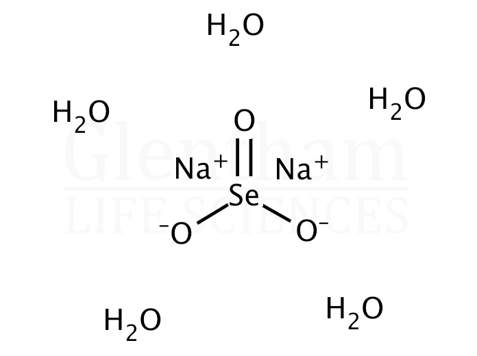 Structure for Sodium selenite pentahydrate, 98%