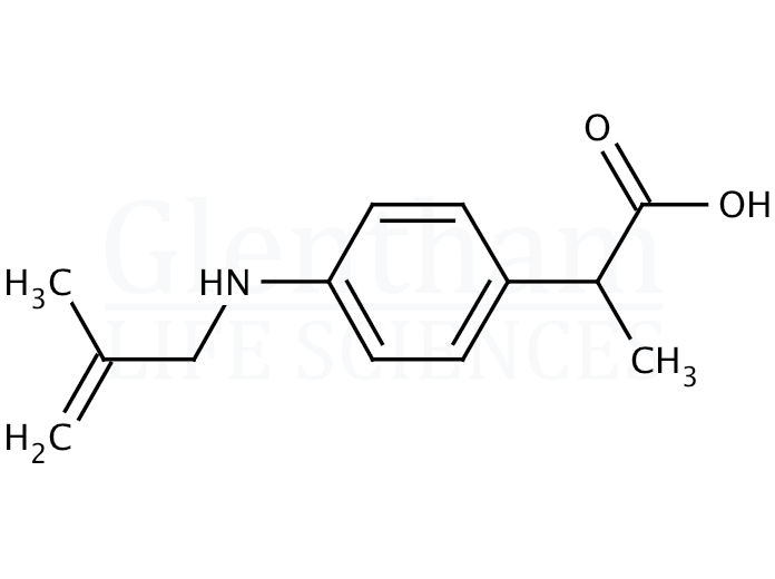 Alminoprofen Structure