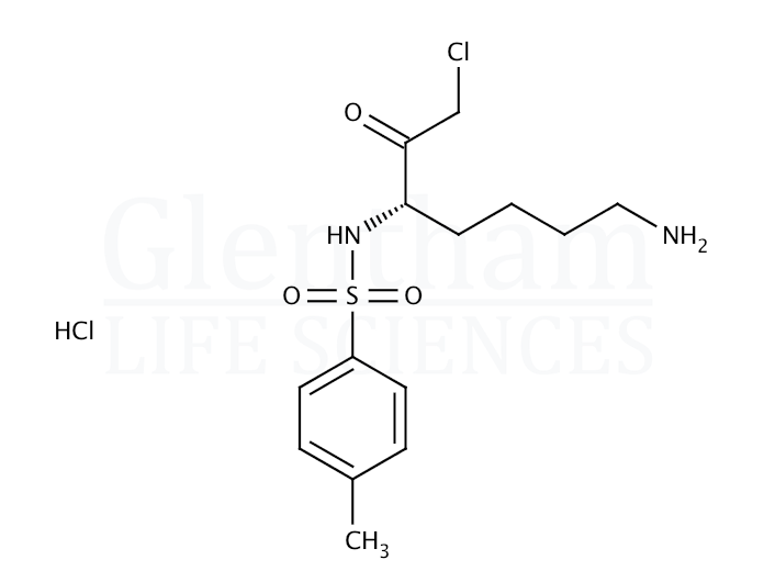 Structure for Nα-Tosyl-L-lysine chloromethyl ketone hydrochloride