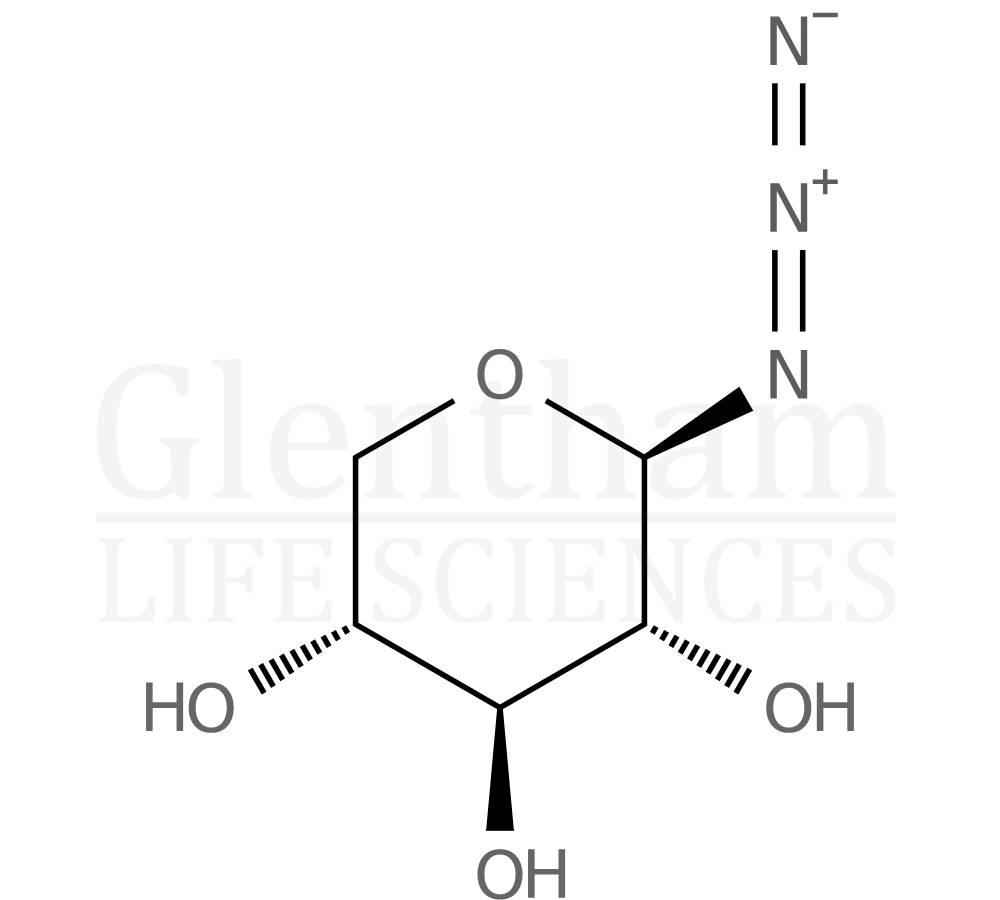 β-D-Xylopyranosyl azide Structure