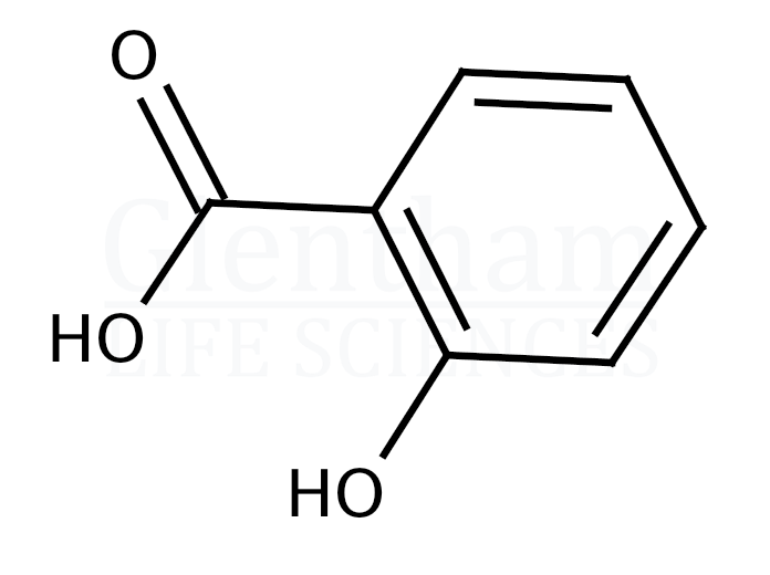 Structure for Salicylic acid, BP, Ph. Eur grade