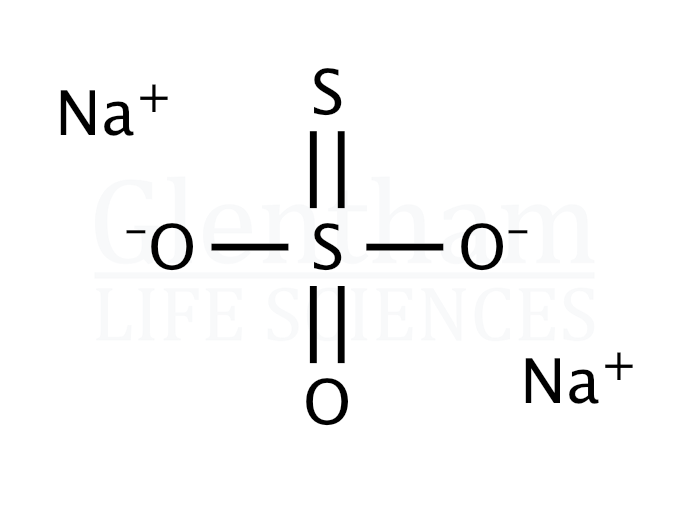 Strcuture for Sodium thiosulfate, anhydrous