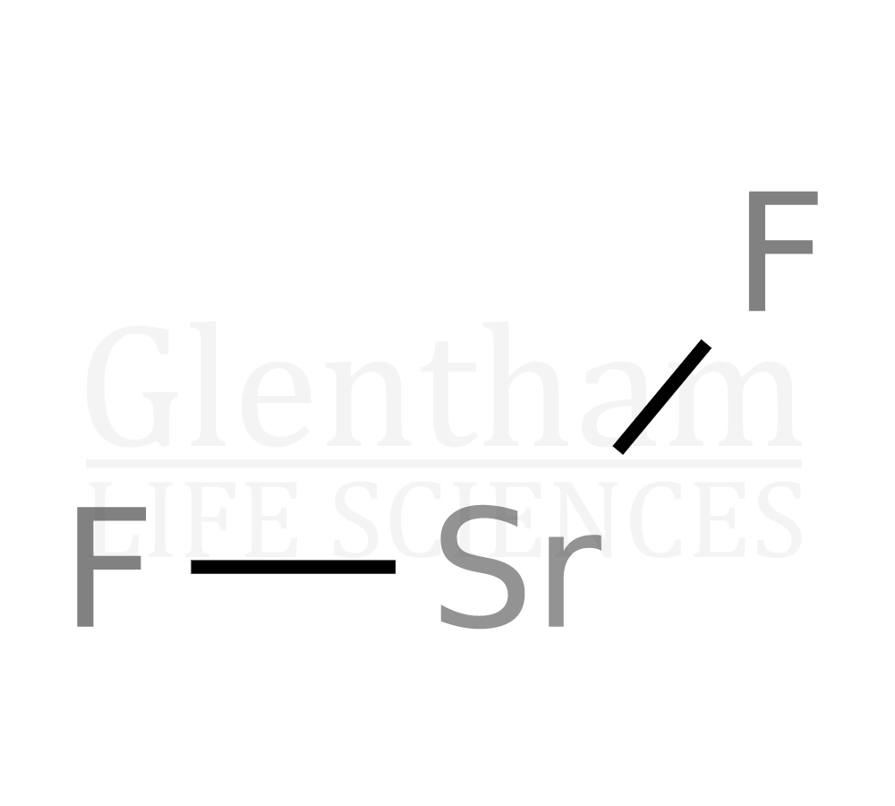 Structure for Strontium fluoride, 99.99%
