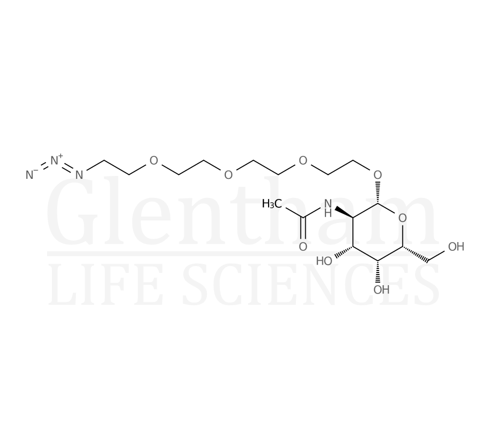 β-D-GalNAc-PEG4-azide Structure